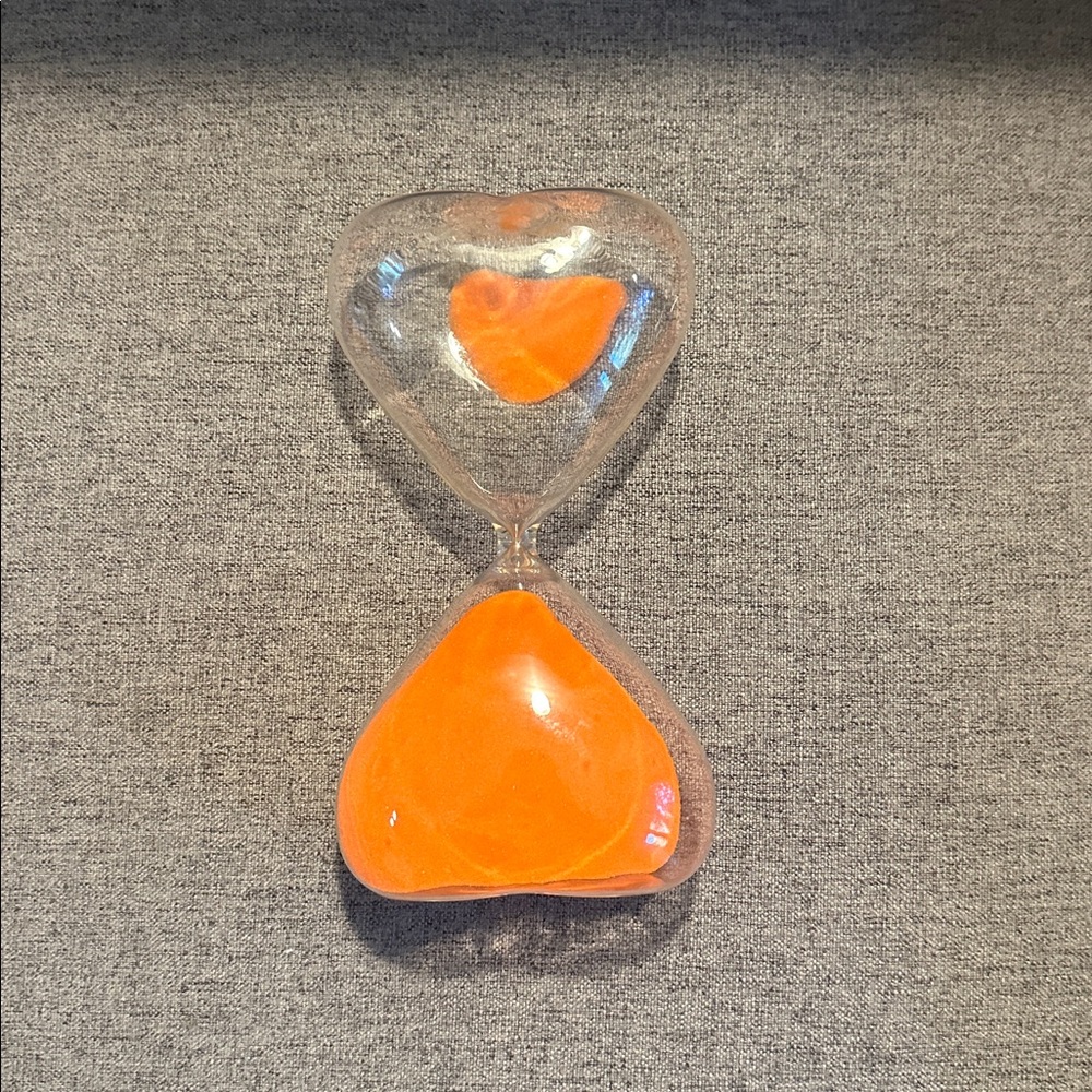 Orange sand timer - Picture 4 of 4